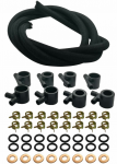 Ford Diesel Injector Fuel Return Line Fitting Kit 1989-1994 (Fuel Line Required)